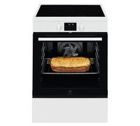 Cuisinière Electrolux SurroundCook LKI64890BW - pose libre - 59.6x60x85 cm (lxpxh) - avec système auto-nettoyant - blanc