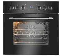 Bomann, Four avec plaque de cuisson à induction, Cuisinière encastrable avec 4 zones de cuisson et 9 fonctions de four, Capacité utile de 56 l, Thermostat réglable séparément, EHBC7937, Noir