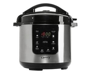 Cuisinière Express Programmable, Mijoteuse, 6 litres, Poêle antiadhésive Camry CR 6409 1500W Argent