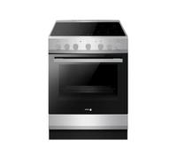 Cuisinière - FAGOR - FACV3004S - Vitrocéramique - 4 foyers - Multifonction air brassé