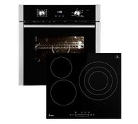Cuisinière: 60cm Four encastrable EB8010ED + 59cm Plaque Eletrique KF5903SP Gril [EEK: A]