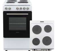 Cuisinière Four Table de cuisson 55 l 3 modes de chauffage DAEWOO F5EH01WL1DE