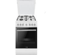 Fagor Cuisinière à gaz FCM104B 50x60 4 feux – allumage une main – blanche