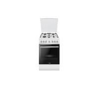 Fagor Cuisinière à gaz FCM104B 50x60 4 feux – allumage une main – blanche