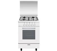 Cuisinière gaz 60l 4 feux blanc ga551gwh