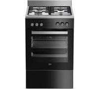Cuisinière gaz 65l 4 feux noir Beko FSG52010GBC Noir G