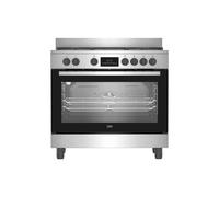 Cuisinière gaz 90 cm Beko BGM11225EX 108 L 3D Pulse avec tournebroche Inox