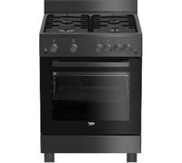 Cuisinière gaz BEKO FBG62030GACT 60 cm 4 feux four gaz 75L A+ anthracite