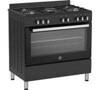 Bertazzoni Cuisinière à gaz SEL925MN – 5 foyers – 3,6 Kwh – 90 cm – Noir
