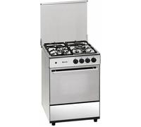 Cuisinière gaz butane MEIRELES 60cm 49L - Acier - Convection - Sécurité gaz