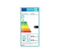 Cuisiniere gaz CONTINENTAL EDISON CECG60FCB1 - 4 feux - L59,8 x P61 xH83cm- Noir