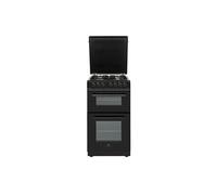 Cuisinière gaz CONTINENTAL EDISON CECDF5060B3 - 4 feux - noir - L50 xP60 x H90 cm