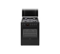 Cuisinière gaz CONTINENTAL EDISON CECG60FCB1 - 4 feux - L59,8 x P61 xH83cm- Noir