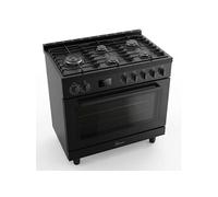 Cuisinière gaz pose libre 90 cm GURARI GCH E 818 BL - Four multifonction 126 L - 5 brûleurs (Wok 4 kW) - Air Fry