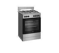 Indesit Cuisinière gaz/électrique I6G3PMS 73 L, 4 brûleurs Gris