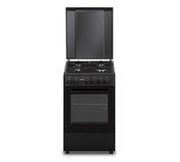 OCEACG50GB - Cuisinière - pose libre - largeur : 49.8 cm - profondeur : 61 cm - hauteur : 86 cm - classe A - noir