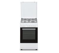 Cuisinière gaz OCEANIC OCEACG50GW - 4 feux - L49,8 xP61 xH 86 cm - Blanc