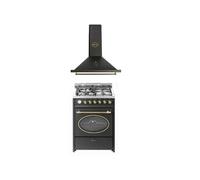 Cuisinière à gaz - GURARI - GCH G 614 BL - 60 cm - Multifonctionnel - Sécurité gaz