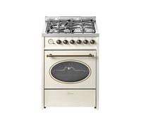 Cuisinière à gaz - Gurari - GCH G 614 CR - 60 cm - 4 Kw WOK - Multifonctionnel