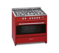 Cuisinière électrique à gaz - Gurari - GCH E 911 R - 90 cm - Rouge - Four XXL 121 L