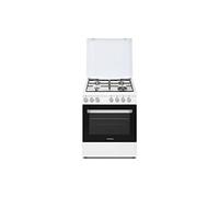Rosières Cuisinière Prodige RGG663CSW/E 60 cm 4 feux Four gaz Catalyse Blanc