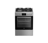 Whirlpool Cuisinière gaz pose libre W6G8LCSWXF 60 cm inox 4 foyers four multifonction