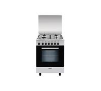 Cuisinière Glem Alpha A654MI6 - Largeur 60 cm - Profondeur 50 cm - Hauteur 140 cm - Classe A - Acier inoxydable