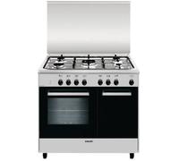 Cuisinière - Glem - AR965MI6 - Four à deux étages - Largeur 90 cm - Acier inoxydable