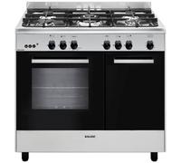 Glem Gas GA960PCGIX four et cuisinière Noir, Acier inoxydable