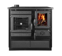 Cuisinière Globe Fire Alhena à gauche fonte noir