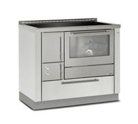 Cuisinière Greithwald Öko Power 100 grès place en acier à droite au-dessus