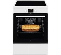 Electrolux Cuisinière à induction LKI64890CW 73 L 3 feux Pyrolyse Blanc
