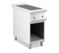 Cuisiniere induction 8500 watts 2 plaques de cuisson 260 °c compartiment de rangement cuisiniere electrique cuisiniere a