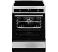 Cuisinière induction - AEG - CIB6490APM - 60 cm - 4 foyers induction 3200W - Four 73L pyrolyse