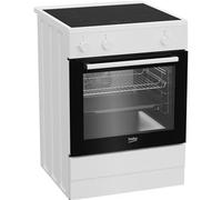 Cuisinière induction Beko FSE68112MWC 60 cm 3 foyers induction Four multifonction 66 L Blanc
