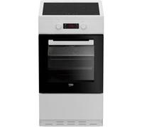 Cuisiniere induction BEKO FSM58301WC 3 feu 0 92 kwh cycle 50cm Blanc