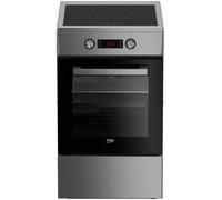 Cuisinière induction - BEKO - FSM58301XCDT - 3 foyers - 9200 W - 60 cm - Inox