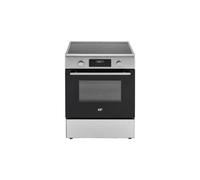 Cuisinière induction Continental Edison CECI60FPS 3 feux Four 65L pyrolyse Inox Silver