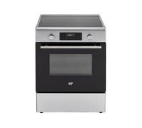 Cuisinière induction CONTINENTAL EDISON CECI60FPS 3 feux Four 65L Pyrolyse Commandes tactiles Inox Silver