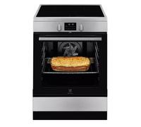 Cuisinière induction - ELECTROLUX - LKI64890CX - Four 73 L - 3 feux induction - Inox/verre