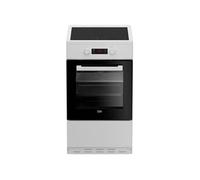 Cuisiniere induction BEKO FSM58301WC 3 feu 0 92 kwh cycle 50cm Blanc