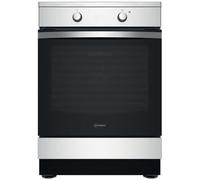 Cuisinière induction - INDESIT - IS67IQ5KCX/E - 3 foyers induction - 3 Boosters - Four multifonction
