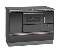 Cuisinière Lohberger Rega 105 anthracite métallique - raccordement à gauche