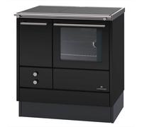 Cuisinière Lohberger Varioline Classic LC 75 B Black - raccordement arrière droit