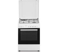 Cuisiniere mi te CONTINENTAL EDISON CECM60FCW 3 feu gaz 1 électrique L59 8 P61 H8 G