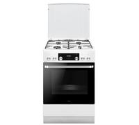 Cuisinière mixte 77l 4 feux blanc Amica ACM7005RB