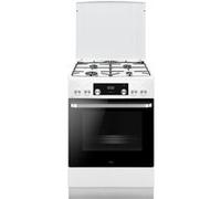 Cuisinière mixte 77l 4 feux blanc Amica ACM7005RB blanc