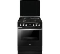 Cuisinière mixte 77l 4 feux noir Amica ACM7037RN NOIR MAT