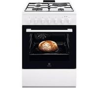 Electrolux Cuisinière mixte gaz/électrique LKM624022W 4 foyers 60x60 Multifonction 57 L
