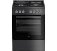Beko - Cuisinière mixte 72l 4 feux anthracite FBM63130ACT